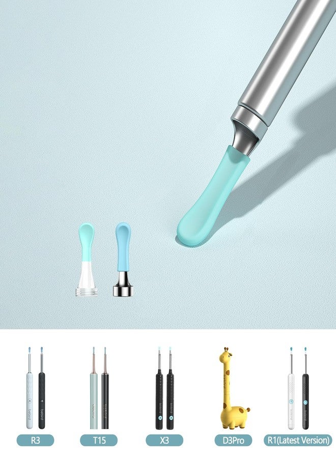 Bebird Replacement Tips Ear R1-8 PCS Waterproof Silicone Ear Spoon for Wet/Dry Earwax Cleaning - BEBIRD Original Ear Cleaner Tips Set for W3/R3/T15/X3/D3Pro/M9 (New Spiral Structure) - Image 2